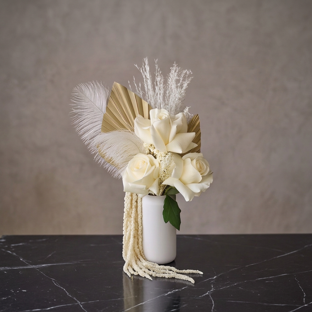 Angel Wings flower arrangement by Flora Faves