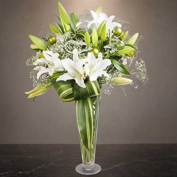 Encore flower arrangement by Flora Faves