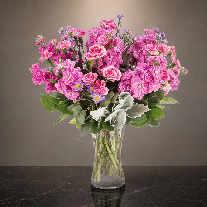 Metropolitan flower arrangement by Flora Faves