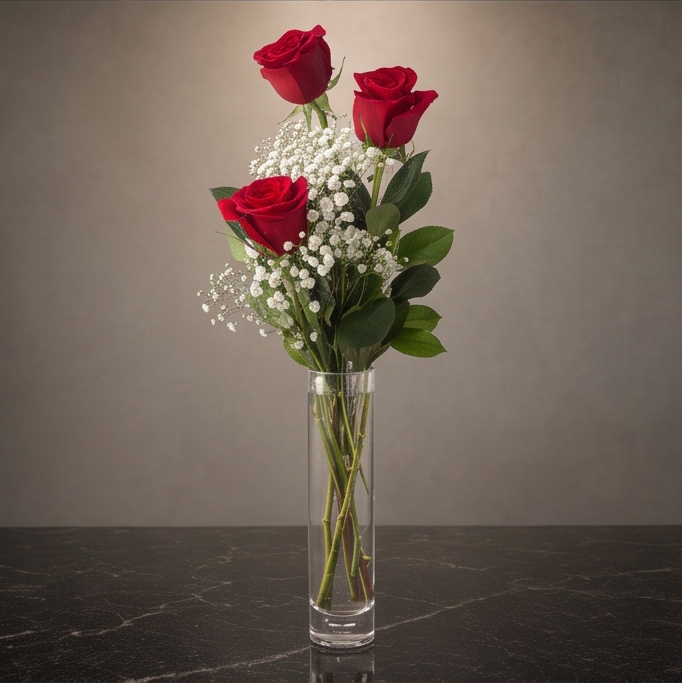 Kisses flower arrangement by Flora Faves