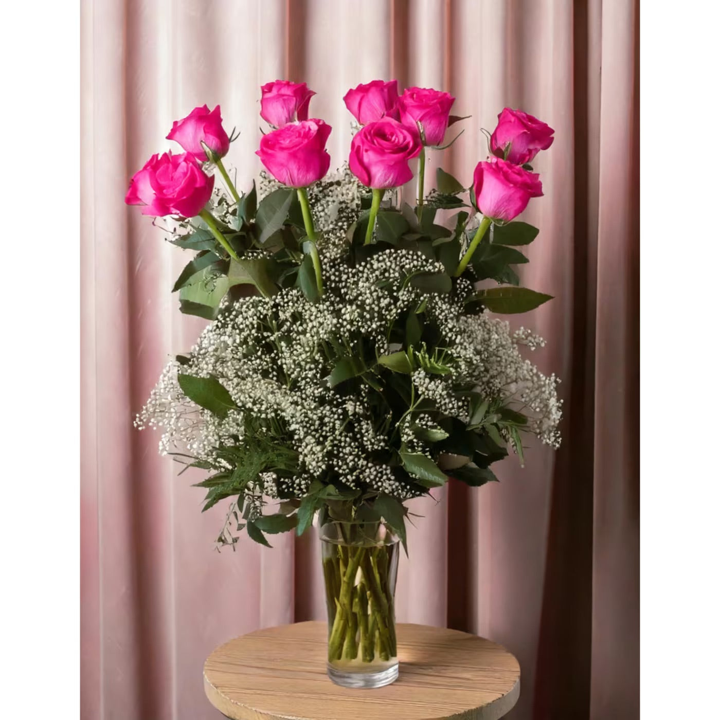 Pink Stemmed Roses